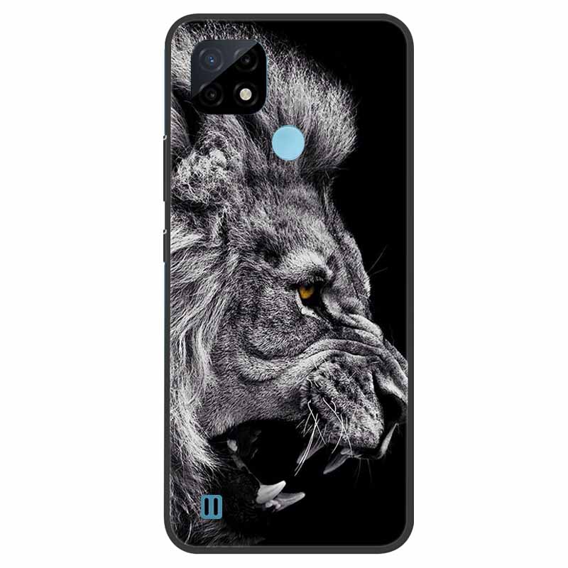 Pro Realme C21 Pouzdro Nárazuvzdorné Měkký silikon TPU Zadní kryt Pro Realme C31 C21Y C25S C25 Pouzdra na telefony Realme C21 C31 Roztomilý kreslený
