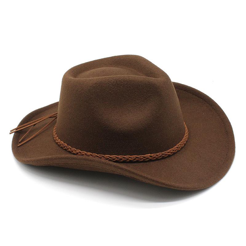 Cappello in Feltro di Lana a Tesa Larga per Uomo Donna Protezione Solare Estiva Abbigliamento Casual