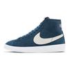 Nike Blazer Vintage Suede Slip Resistant Lightweight Mid Top Skate Shoes Women Sneakers Blue White AV9376-403
