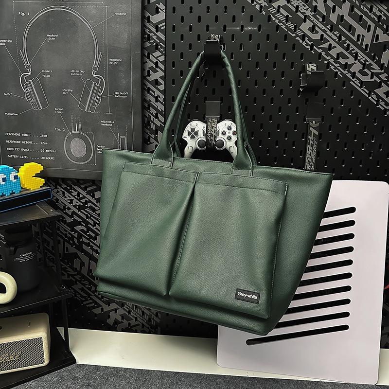 

Новая сумка через плечо, студенческая сумка, сумка для поездок на работу, женская сумка большой вместимости, весенне-летняя сумка-тоут, дорожная сумка, тренд зелёный