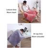 Warm Heated Blanket Wearable USB Electric Blanket Heating Blanket with Timing Function 3 Gear Adjustment Heating Blanket