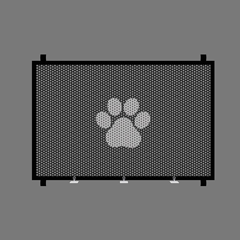Sicherheitsnetz für Haustiere: Tragbares Hundetor & Katzenbarriere für Türöffnungen