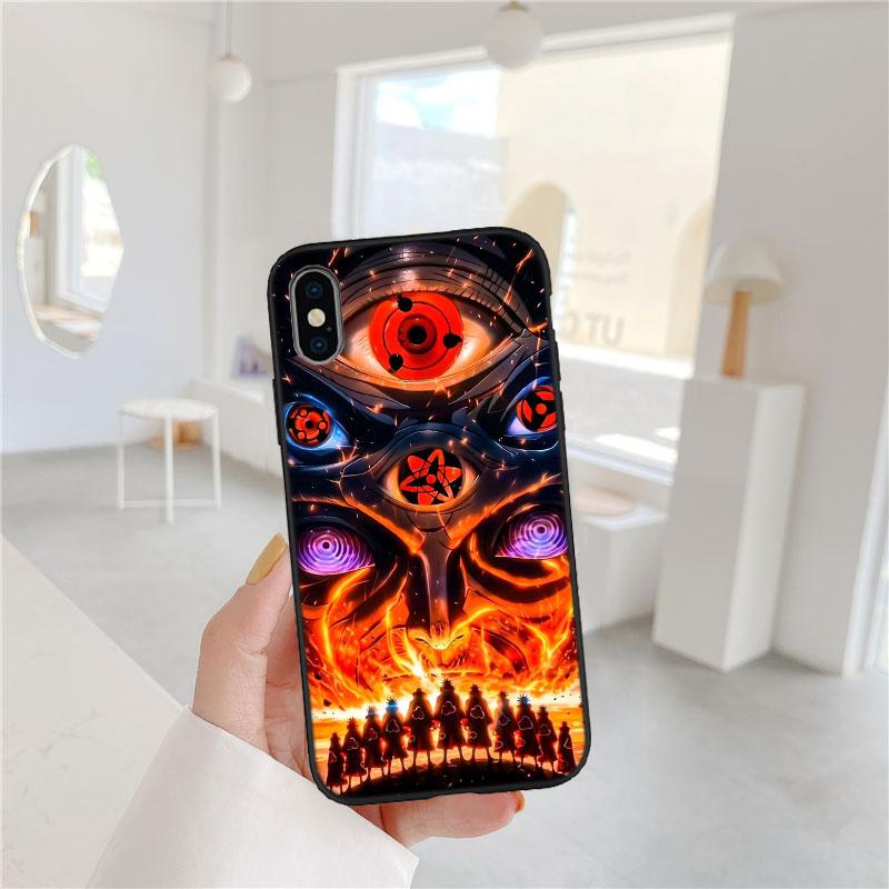 PP46 Naruto Akatsuki Soft Shell Phone Case for Samsung Galaxy S20 S21 S22 Ultra FE + Plus A21S A22 A24 A25 A26 A30 A30S A31