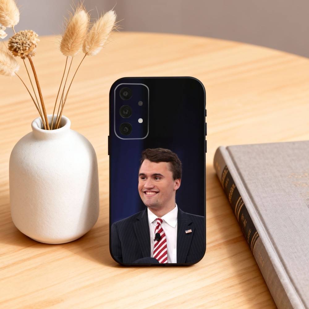 Goodbye C-Charlie-E K-Kirk Phone Case For Samsung S25,24,23,22,30,21,10,9,Ultra,Plus,Lite,FE,4,5 G Soft Black Case