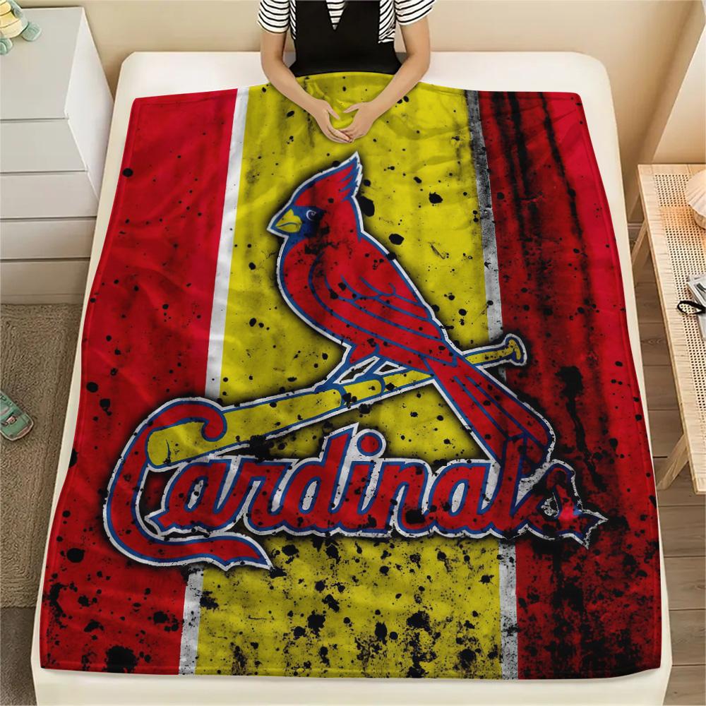 St.Louis Cardinals2 Flannel Blanket, High Quality Comfortable for All Seasons, Home Decor, Warmth and Comfort