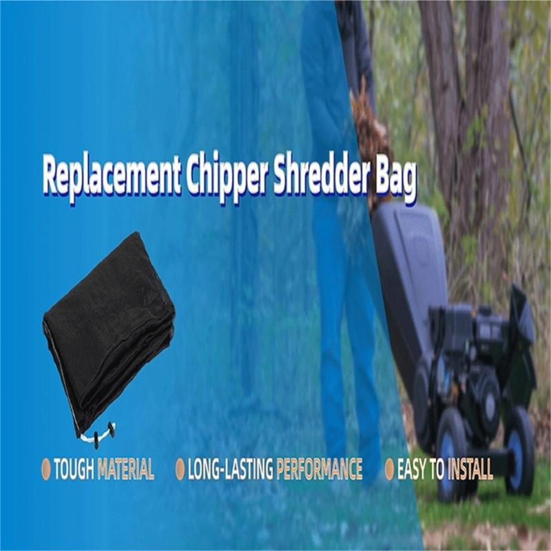 Wood Chipper Collection Bag Reusable Lawn Cleaner Bag Leaf Shredders Chip Machine Bag for Wood Slicers Splitters Enduring