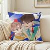 Manhwa Alpha Trauma Omega Complex Customizable Square Cushion Cover Double Sided Print Pillow Case