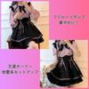 Landmine Style Outfit Ribbon Battle Girly Style Blouse and Set Size Long [Rowaica] Women's Set, Overalls, Mass-Produced Outfit, Skirt, 2-Piece (JP,