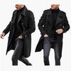 Thicken Warm Wool Blended Men's Overcoat Autumn Winter Casual Men Jacket Outerwear For Dropshipping Wholesale