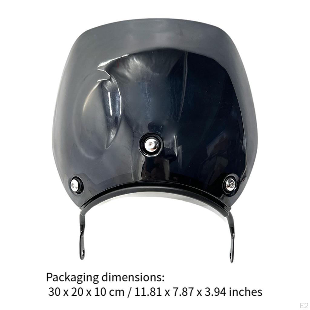 Motorbike Windshield Extended Deflector Front Replacement Sturdy Modern Wind for Guerrilla