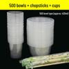 Bingyao Disposable Plastic Tableware Set