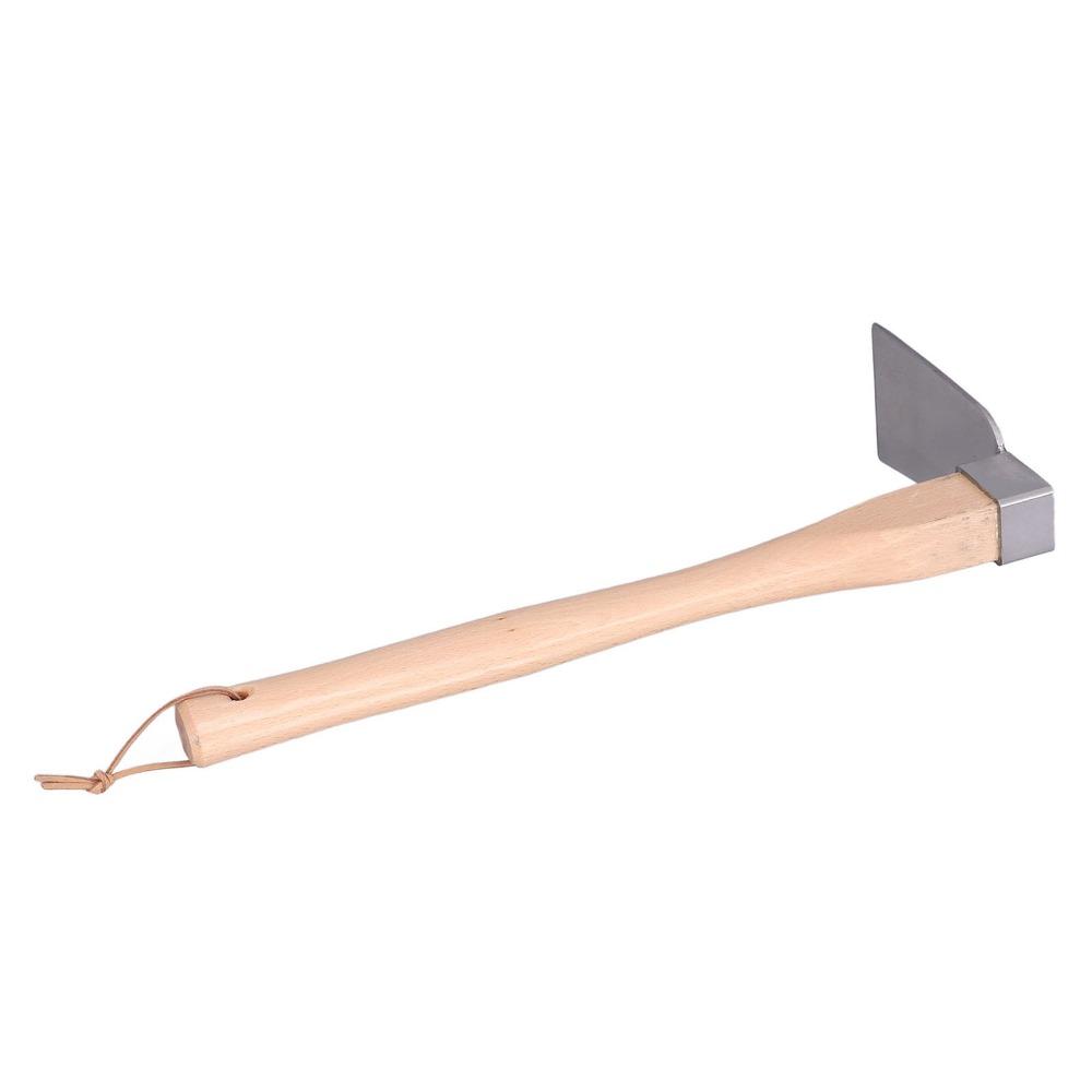 Detachable Grubbing Hoe Stainless Steel Forged Hoe Durable Garden Hoe