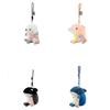 Stuffed Animals Dolphin Bag Pendant Marine Animal Seal Key Chain Plush Keychain  Home Desk Decor