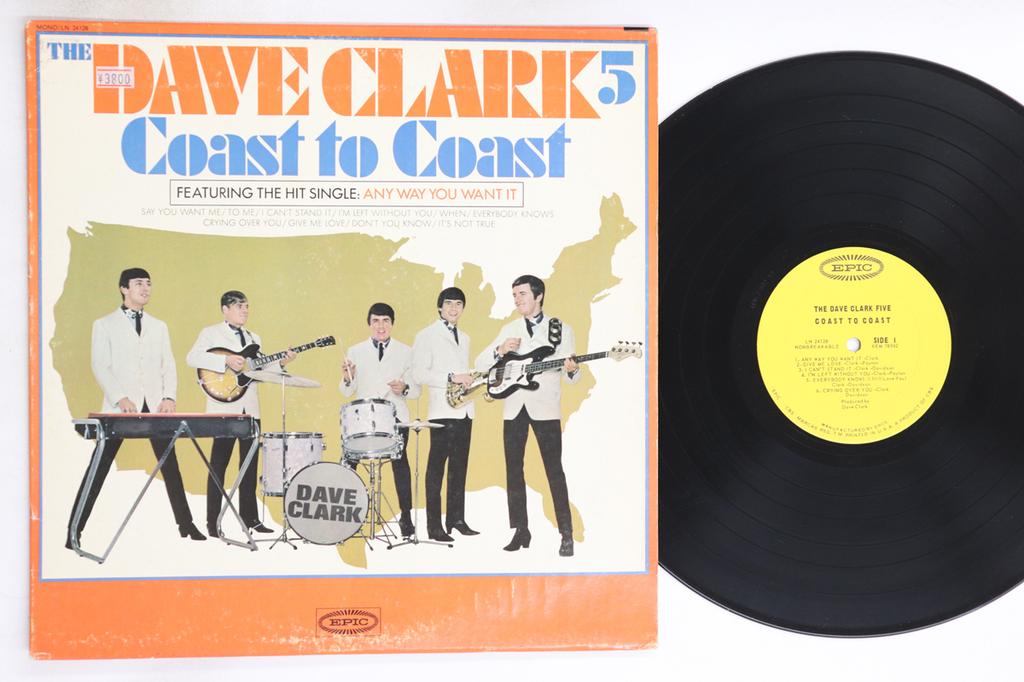 LP Record DAVE CLARK FIVE - Coast To Coast LN24128 EPIC 1965 US Rock Used