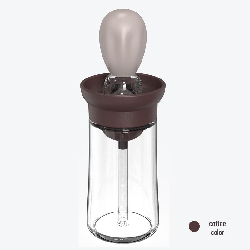 Silicone Oil Brush Bottle with Integrated Brush Head and Measurable Atomizing Sprayer