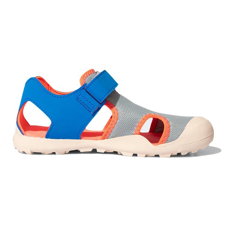 New Adidas Captain Toey K Children's Sandals Gray Blue Kids' GY5088
