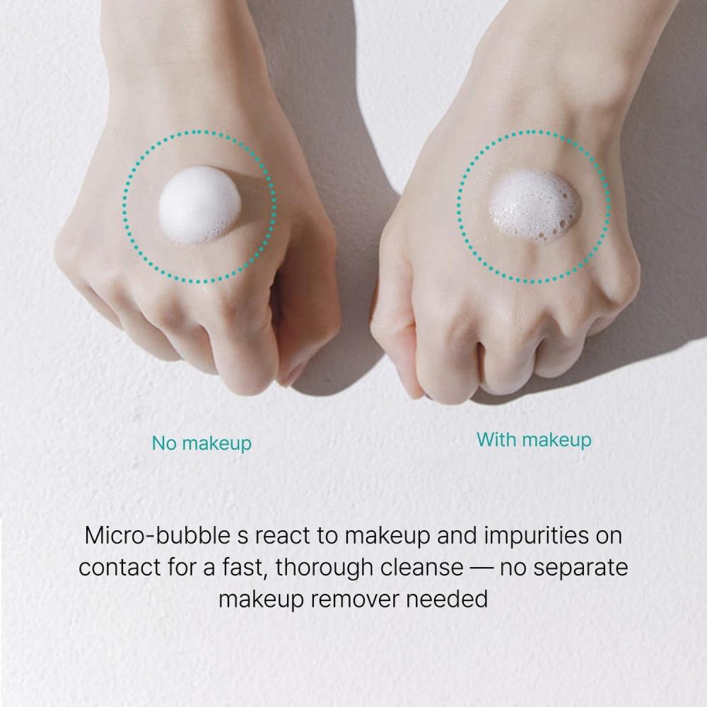 Rejuran Moisture Bubble Cleansing Water C Pdrn  Hydrating faCe Cleanser 5.07 Fl.oz.