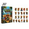 Christmas Countdown Surprise 24 Days Highland Cow Advent Calendar 2026, for Seasonal Party Decorations Kids Adults, Acrylic Cattle Ornaments