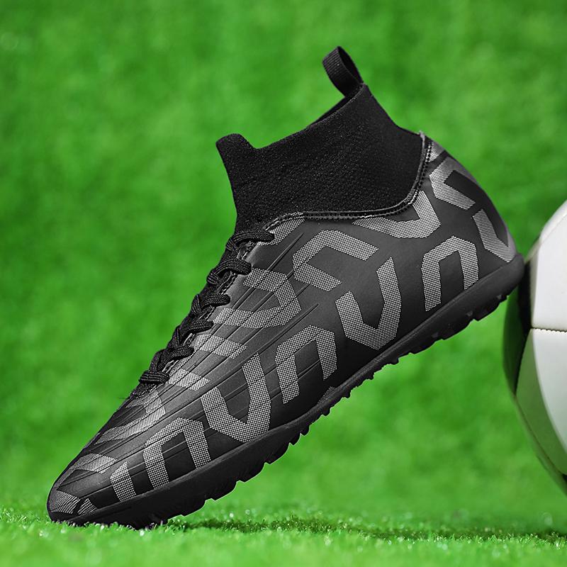Size 35-47 Men Football Boots Futsal Professional Unisex Kids Soccer Shoes Training Outdoor Boys Football Shoes Sneakers