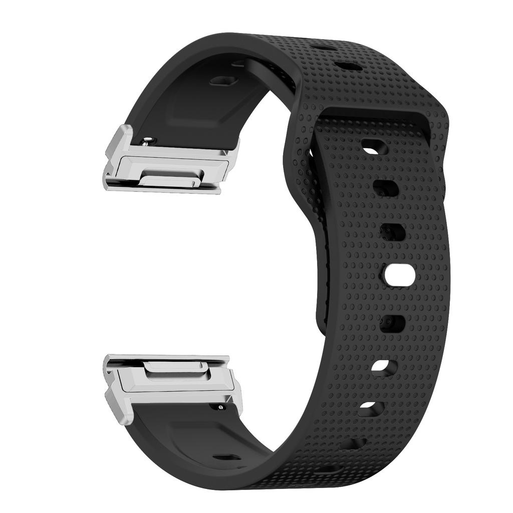 26 22mm Quick Fit Silicone Watch Strap For Garmin  Fenix 8/5/5X/5XPlus/6/6X Pro/7/7x/Forerunner945 925 Sports Band Metal Adapter