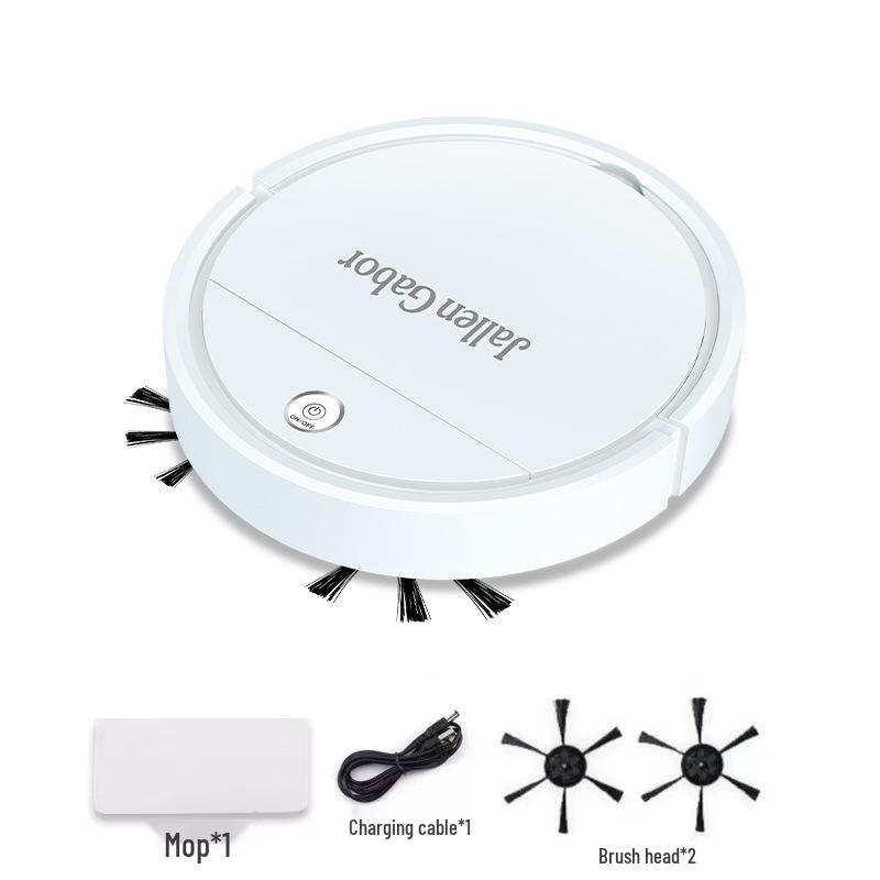 Smart 3-in-1 Robotic Vacuum Cleaner: Rechargeable & Compact Home Appliance