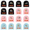 Jerry And Tom Cartoon Print Knitted Hat Hip Hop Cap Outdoor Fashion Gift Unisex