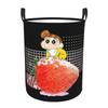 Custom Crayons Shins Chans Laundry Basket Collapsible Anime Cartoon Clothes Toy Hamper Storage Bin for