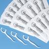 750/500/250/10 PIÈCES bâtonnets de fil dentaire jetables, emballés individuellement, adaptés aux outils de nettoyage essentiels après les repas pour tra