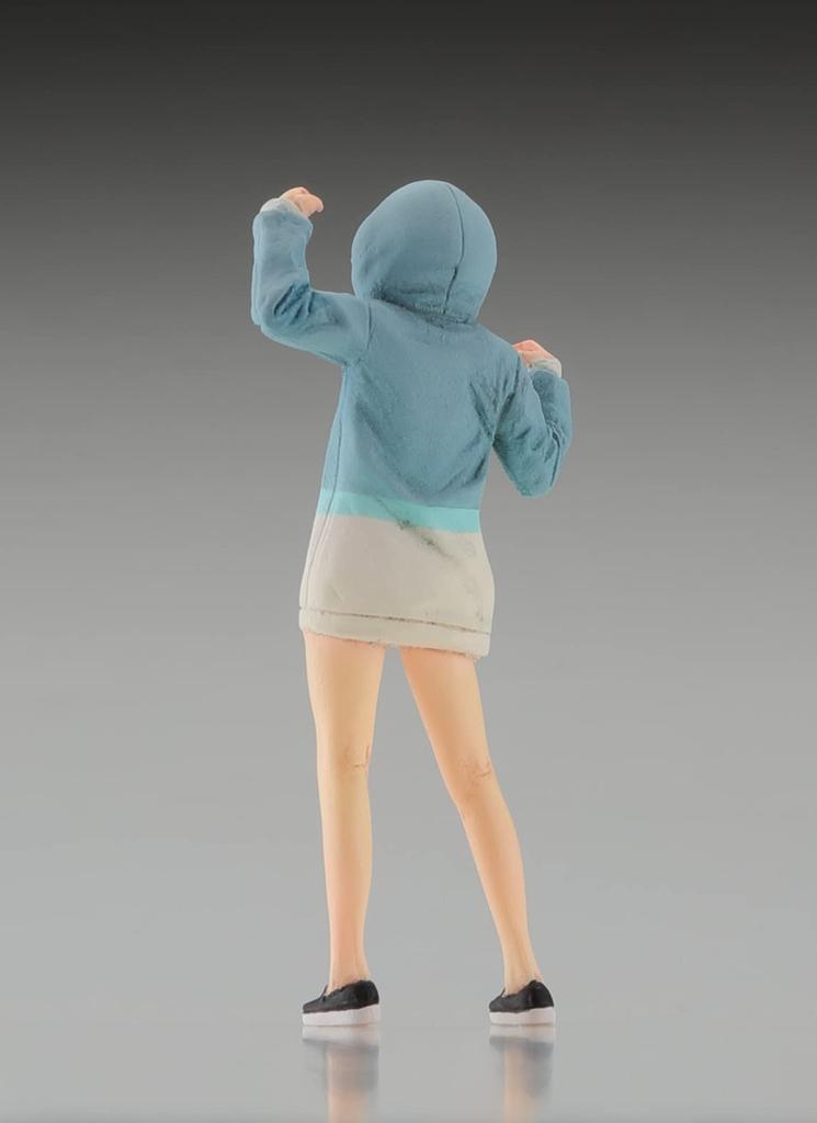 Hasegawa Creator Works Series Mechatro Chunk Grayish Mint Support Girl scale plastic model 64793 No.02 + 1/35 color-coded