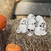 10Pcs Table Decor Skull Heads Scary Props Terrifying Skulls Decoration  for Halloween Party