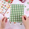 Reward Stickers Christmas Bingo Game Reusable Bingo Toys Set  Children Gifts