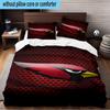 Arizona Cardinals Logo 3PCS Bedding Set 2D Printing (Includes 1 Duvet Cover + 2 Pillowcases Coreless), Bedroom decor,Fan gift