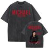 King of Pop Michael Jackson Album Cover T Shirt Men Women Fashion Classic Cool T-shirt Casual Vintage Washed T Shirts Streetwear