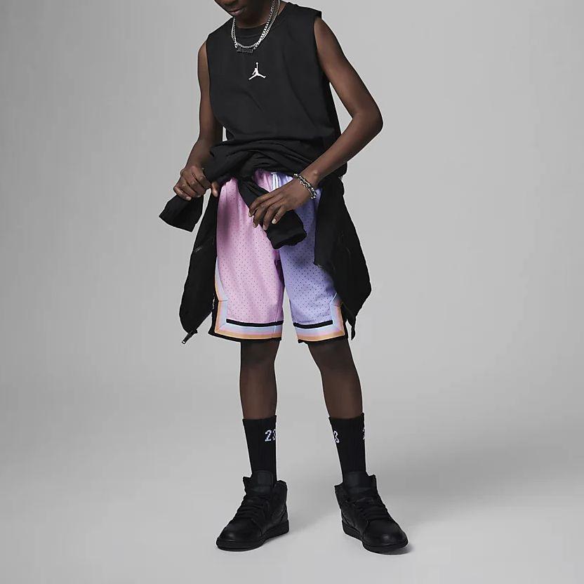 Jordan Kids Logo Sleeveless Casual Tank Top Kids Tops Black FQ0666-010