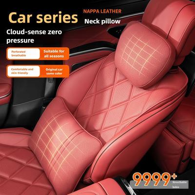 NEU Top Qualität Auto Kopfstütze Nackenstütze Sitz Für Maybach Design S-Klasse Weich Universal Verstellbar Auto Nackenkissen Lendenkissen