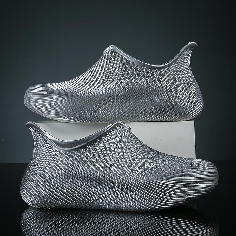 Tênis de Corrida Unissex 3D001 Textura 3D Respirável Casal Esportivo Casual Sapatos para Caminhada Leve Confortável Respirável Antiderrapante