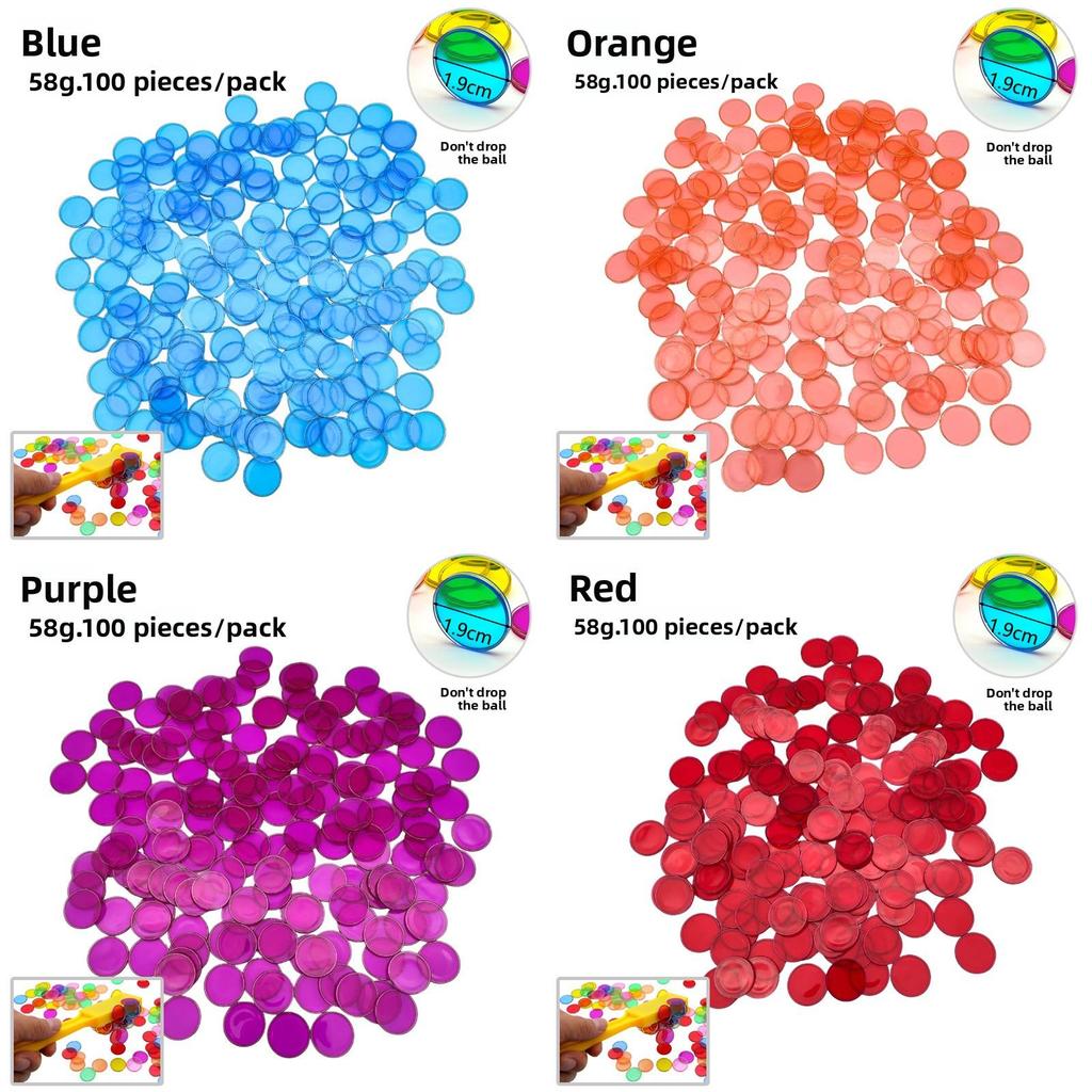 Early Education Magnetic Circles Set For Kids Science Learning Toys