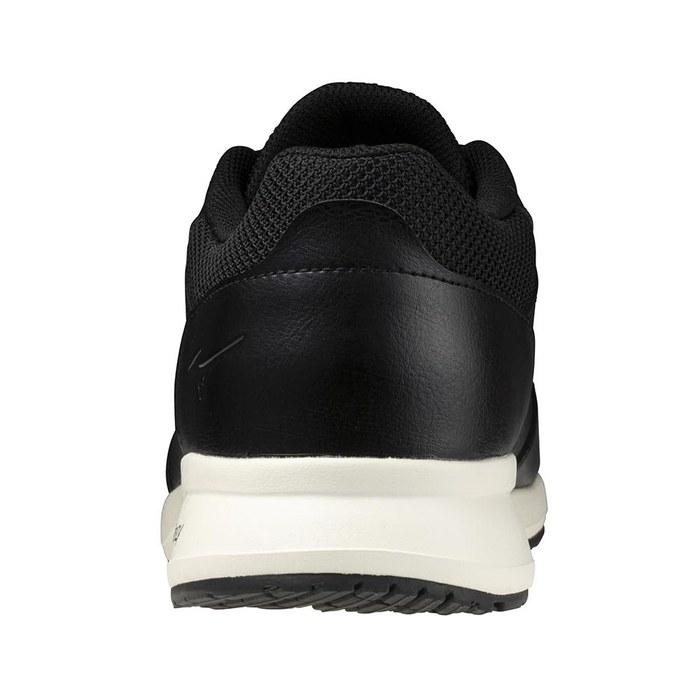 [Mizuno] Walking Shoes ME-NS Casual Sneakers Business Commute Travel Black Brown Beige Men's Black/White 25.5 cm 3E