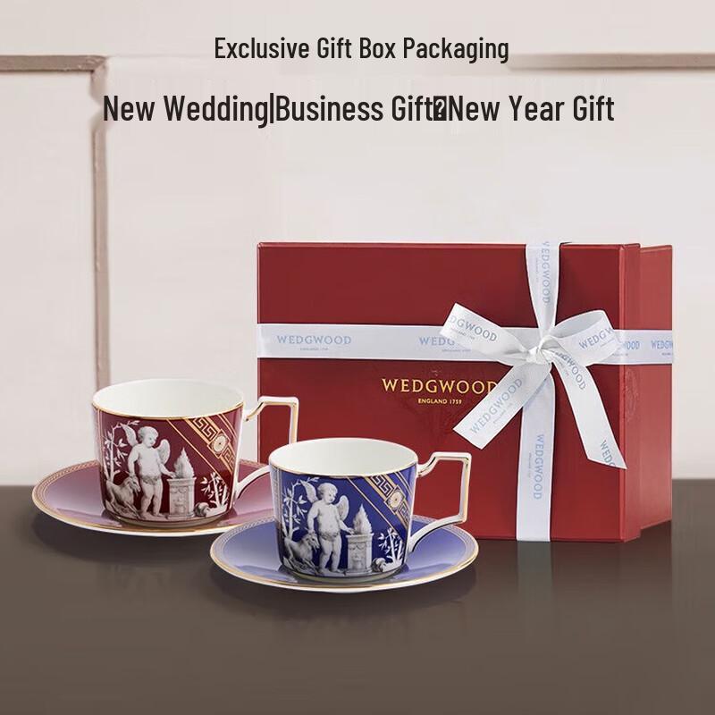 Wedgwood Renaissance Coffee Cup & Saucer Set