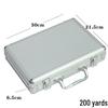 Black and Silver Aluminum Texas Hold'em Chip Storage Case