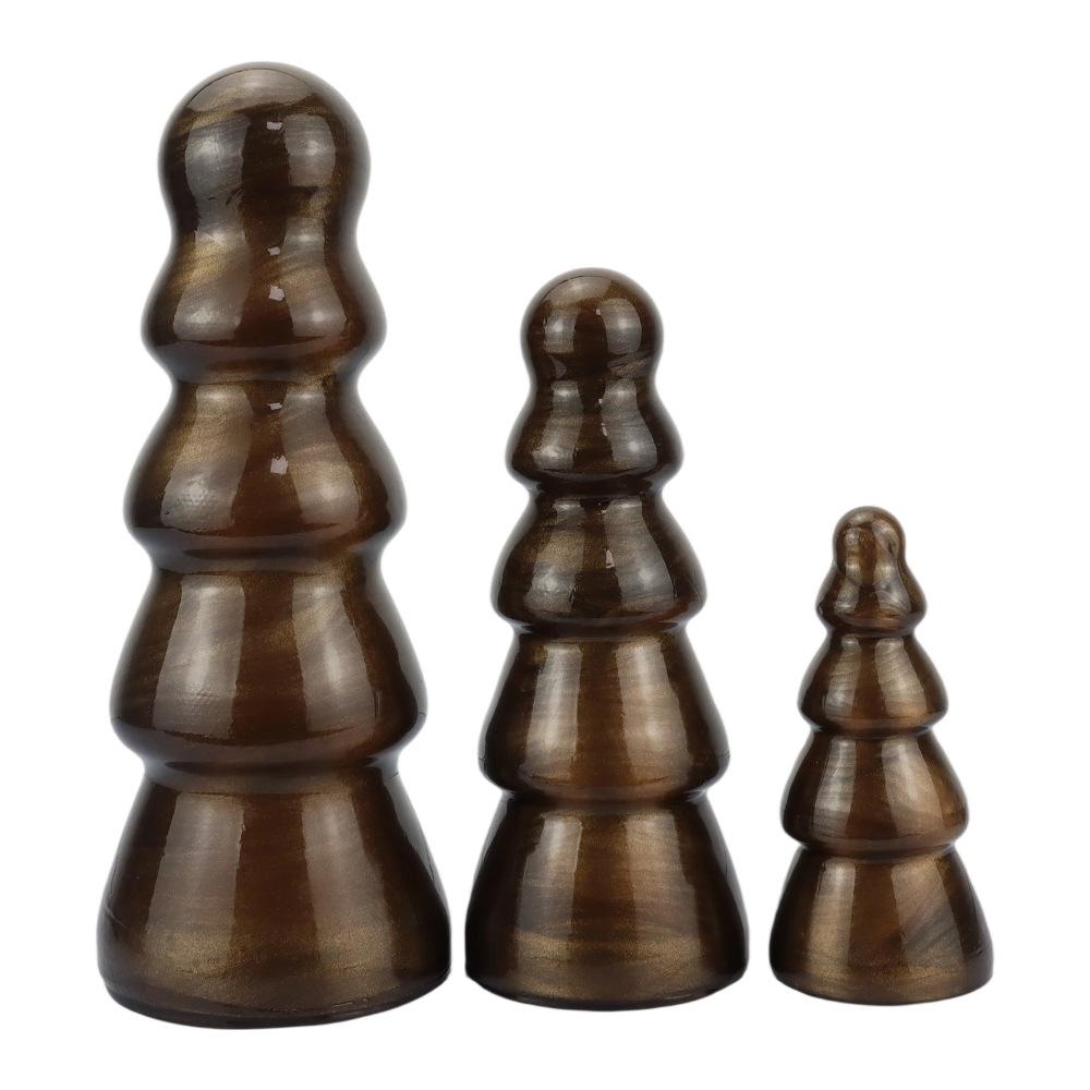 Extra Long Anal Beads with Suction Cup, Large Butt Plug Trainer for Beginner To Advanced, Silicone Anal Sex Toy for Men Women