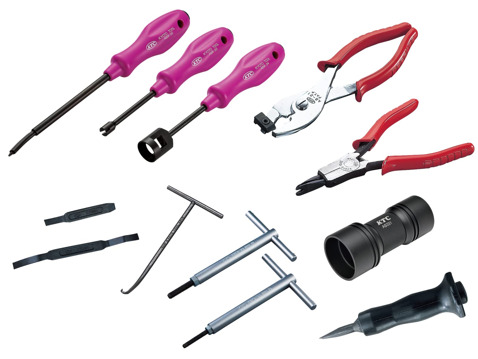

Kyoto Machine Tool Brake Maintenance Tool Set drum ATBX12A (KTC) (for brakes) [12 pieces]