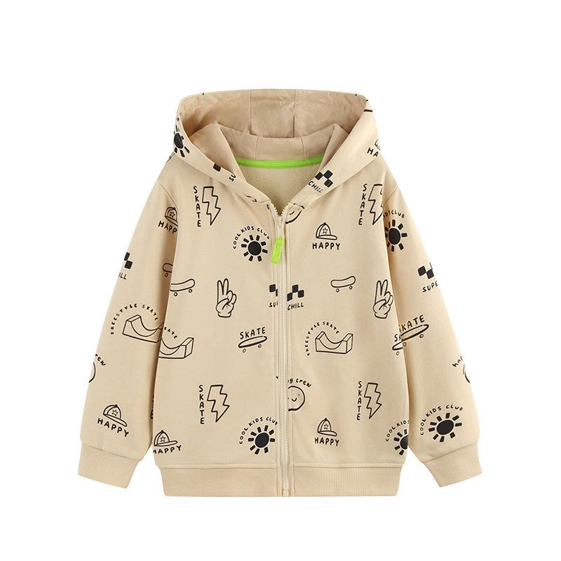 25 New Style Boys Construction Vehicle Jacket - Spring/Fall Wear for Kids