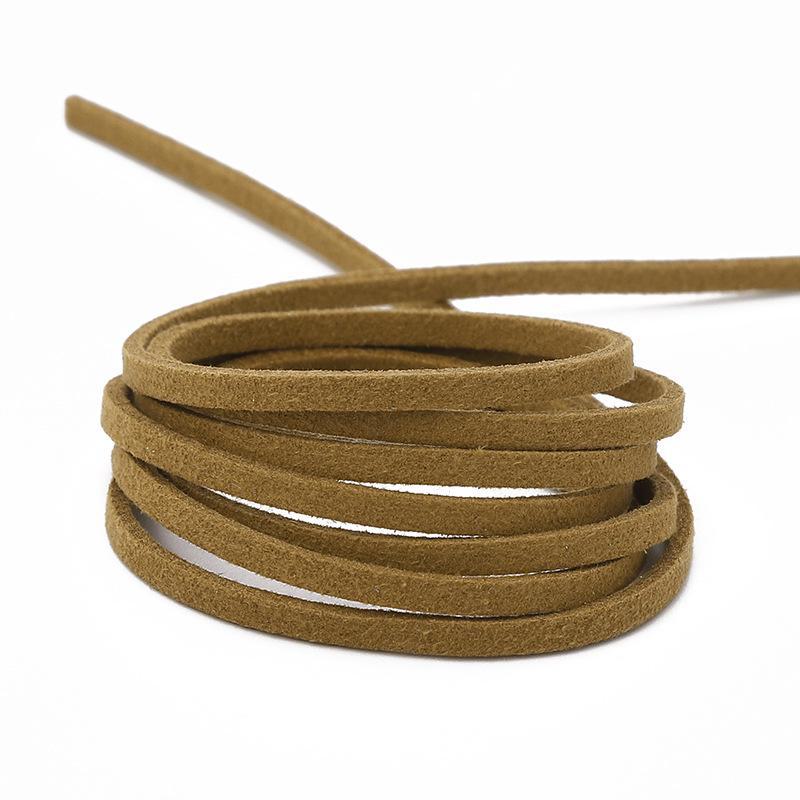 Korean suede rope for DIY jewelry making, 3mm braided wire for bracelets and necklaces. Add a touch of handmade to your accessories!