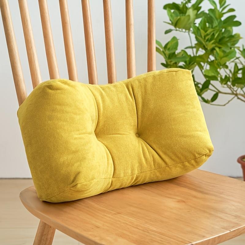 1pc Lumbar Pillow Ergonomic Lumbar Pillow Student Waist Pillow Cushion Chair Backrest Pillow Napping Pillow for Office Sleeping