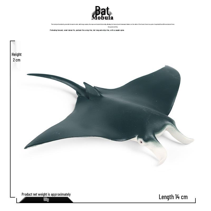 Realistic Underwater Animal Toy: Spider Devil Ray for Children's Science Education