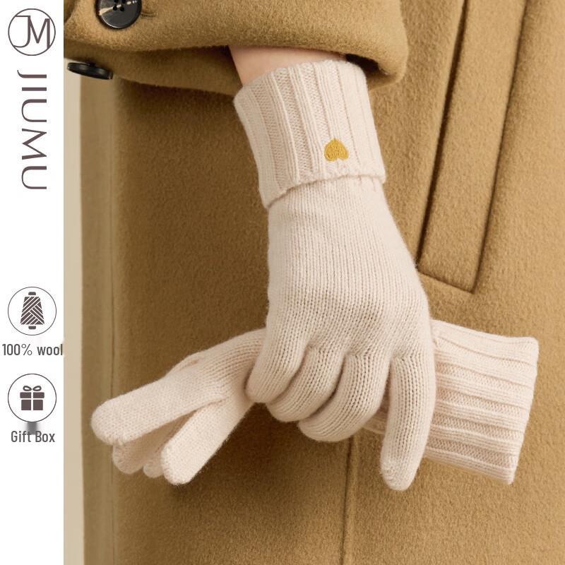 

JIUMU Women s Thickened Sheep Wool Gloves 1 Pair