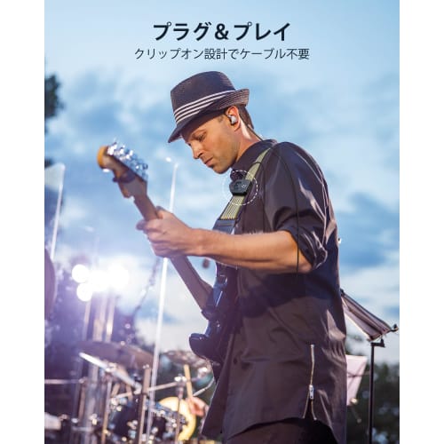 LEKATO MS-20 Wireless In-Ear Monitors, Rechargeable with Case, 30-Hour Battery Life, 2.4G IEM System with Transmitter and Receiver, Auto Pairing, OTG