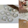 Elegant Korean 925 Sterling Silver Minimalist Ring For Women With Adjustable Open Design And Modern Aesthetic
