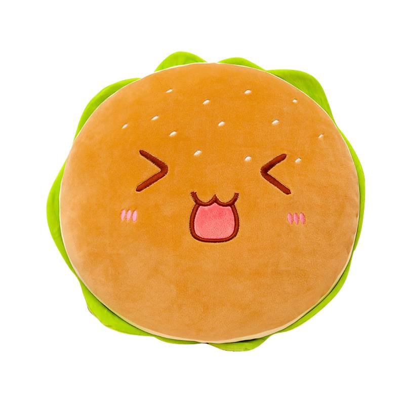 Adorable Hamburger Plush Pillow - Creative Food Cushion Toy for Bedside, Waist, or Back - Ideal Birthday Gift for All Ages